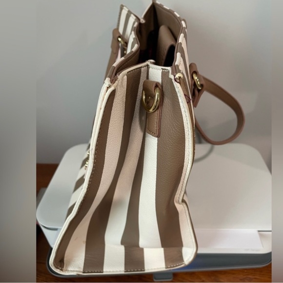 Betsey johnson bag light pink with white and brown - Picture 4 of 5